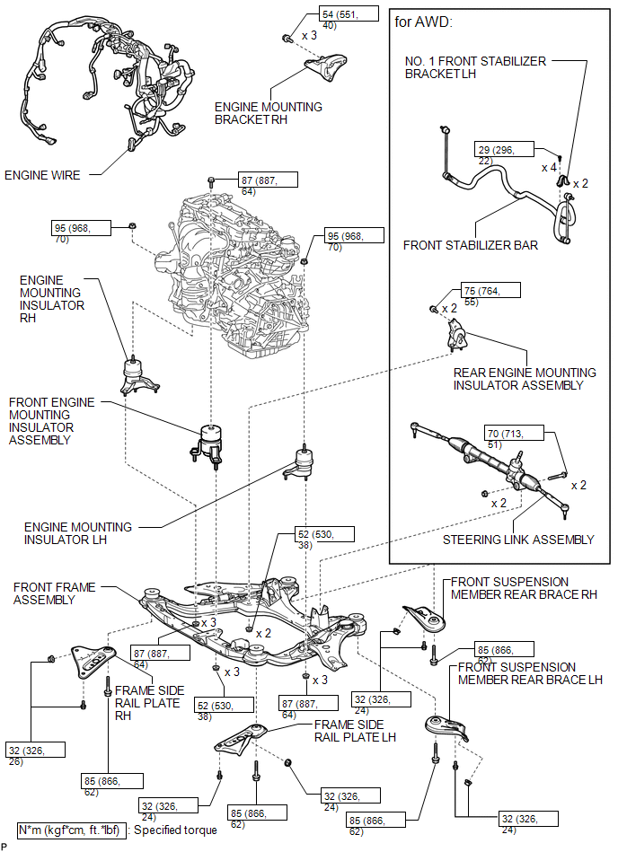 Toyota Venza Components  Engine Assembly  Service Manual